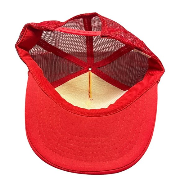 Vintage CRAFTSMAN Red Hat Baseball Foam Trucker Mesh Snapback Hat - Picture 7 of 12